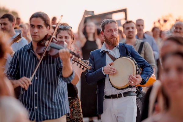 When Two Musicians Marry Day Becomes Celebration