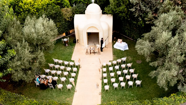 Boho Wedding Baptism At Kthma Orizontes With Pampas Grass And Callas