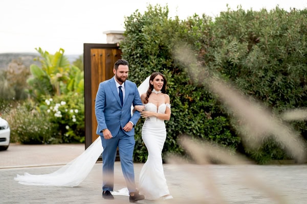 Boho Wedding Baptism At Kthma Orizontes With Pampas Grass And Callas