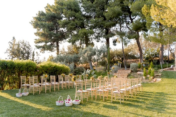 Colorful Symbolic Wedding Natural Setting