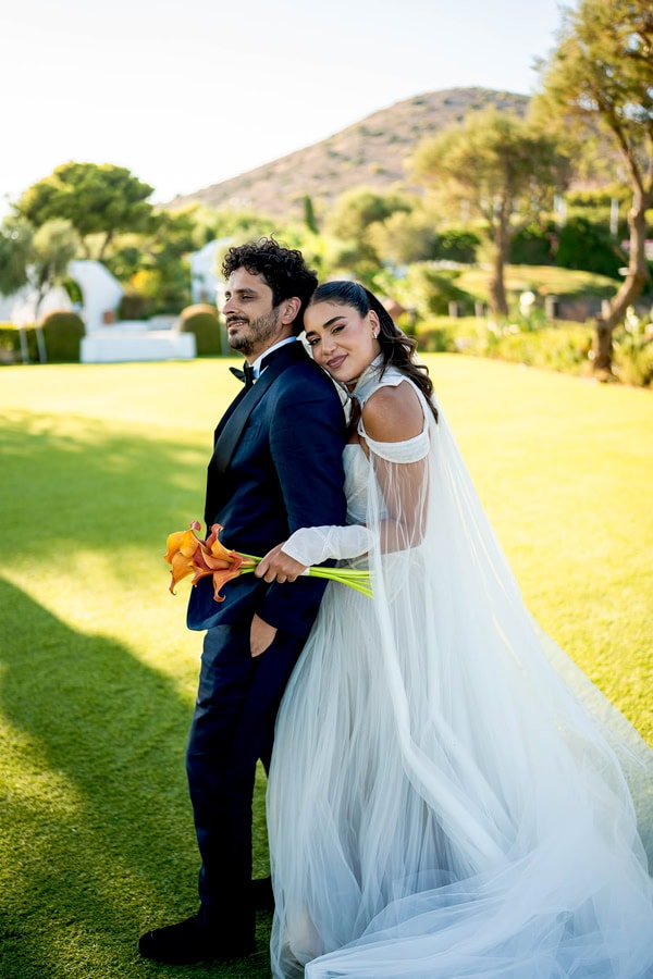 Destination Wedding Athens Sunset Colors