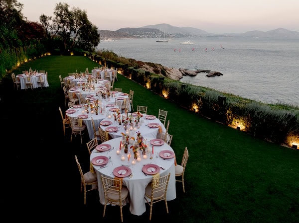 Destination Wedding Athens Sunset Colors