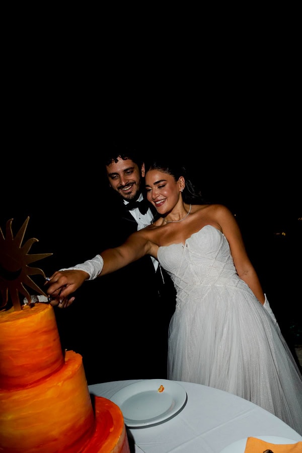 Destination Wedding Athens Sunset Colors