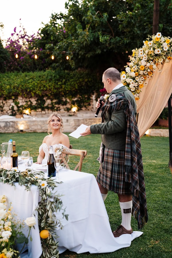 Destination Wedding Chania Daisies Crete
