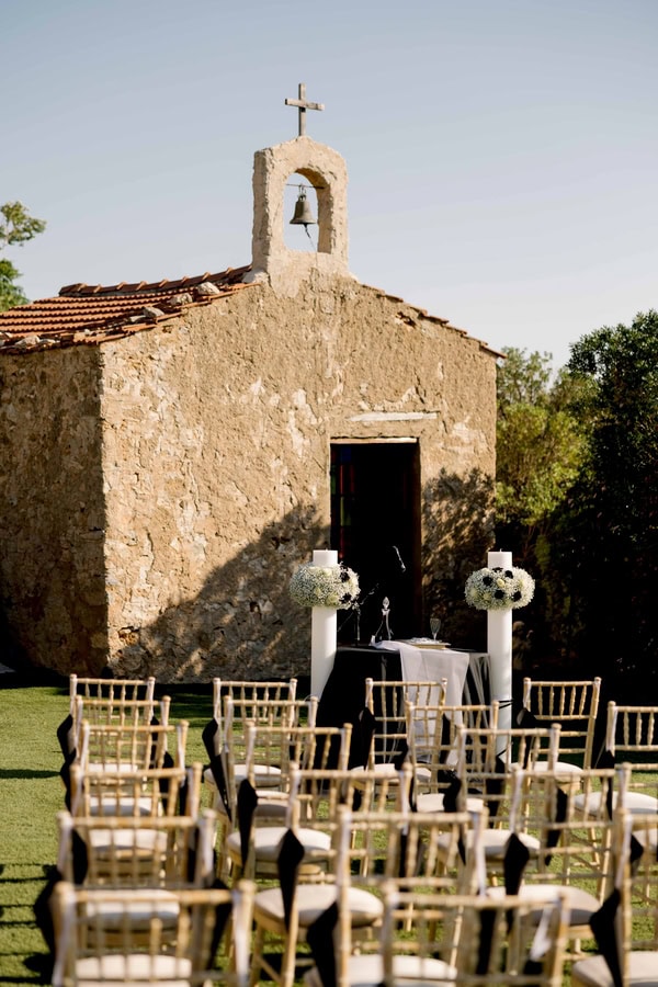 Modern Edgy Wedding White And Black Roses