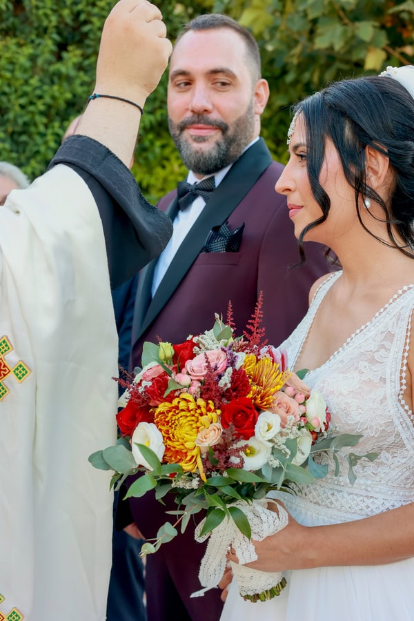 Romantic Autumn Wedding Il Villagio Athens