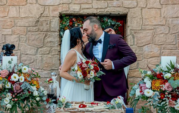 Romantic Autumn Wedding Il Villagio Athens