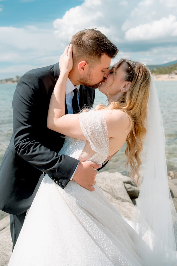 Romantic Summer Wedding Drama White Flowers