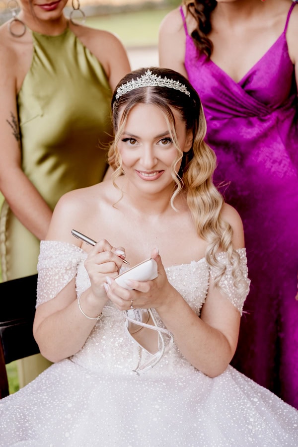 Romantic Summer Wedding Drama White Flowers