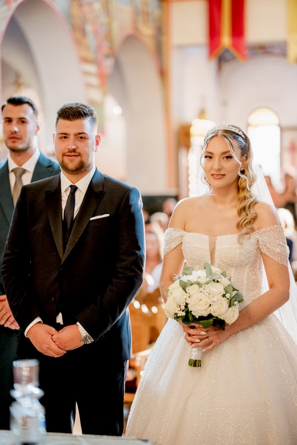 Romantic Summer Wedding Drama White Flowers