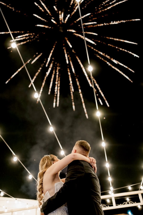 Romantic Summer Wedding Drama White Flowers