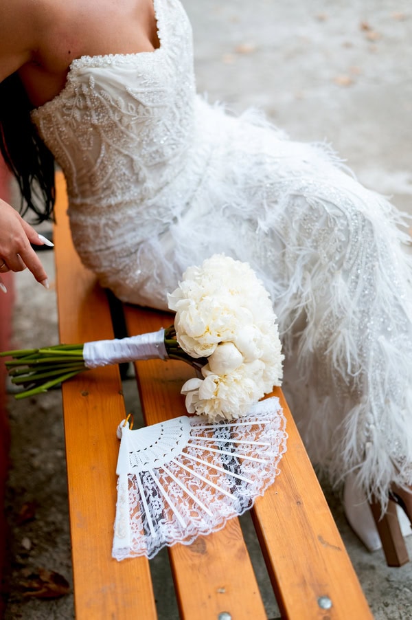 Romantic Summer Wedding Thessaloniki White Details
