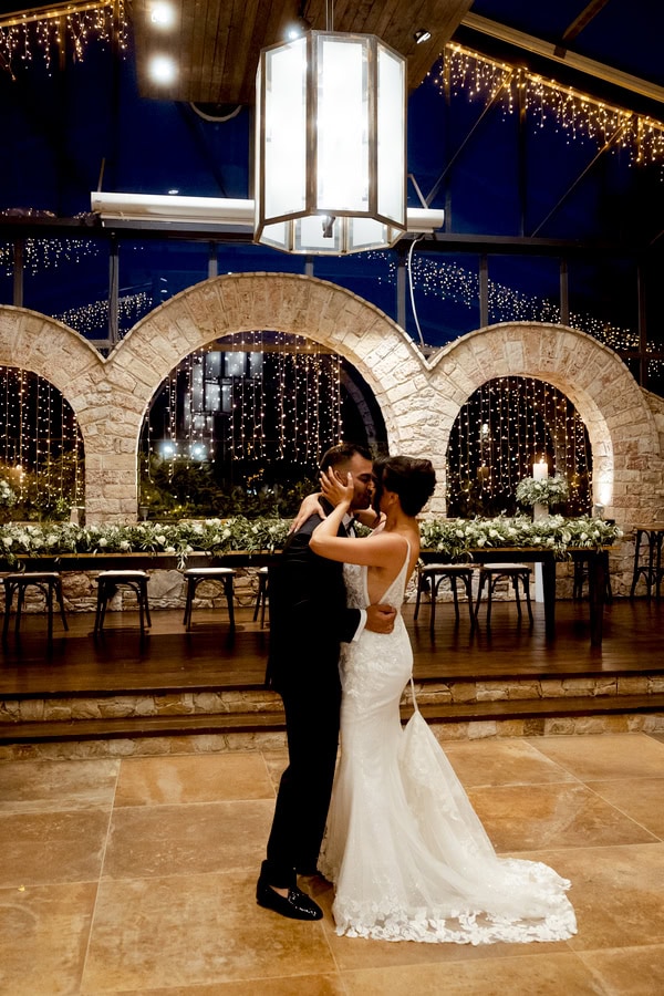 Romantic Summer Wedding White Flowers Athens