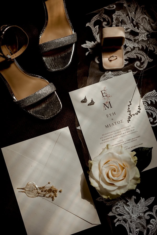 Romantic Summer Wedding White Flowers Athens