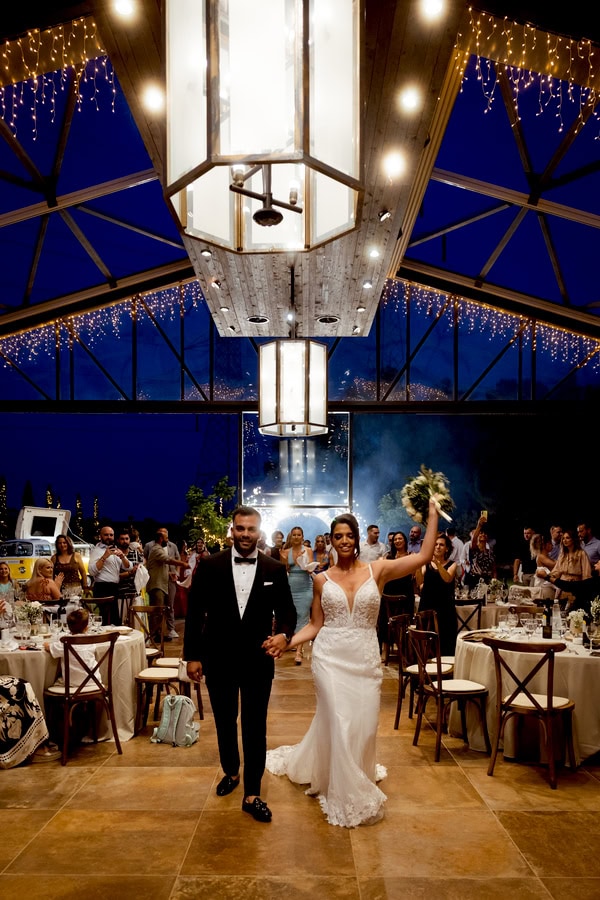 Romantic Summer Wedding White Flowers Athens