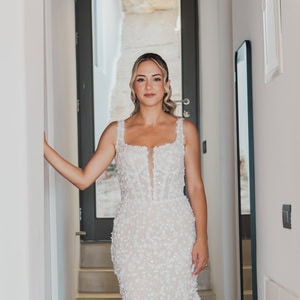 Ρομαντικός γάμος στην Τήνο με γαλάζιες και λευκές αποχρώσεις | Αλεξία & Παναγιώτης