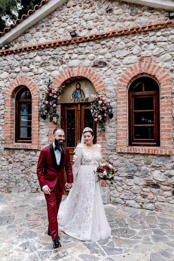 Spring Romantic Wedding Burgundy Florals Deer Valley