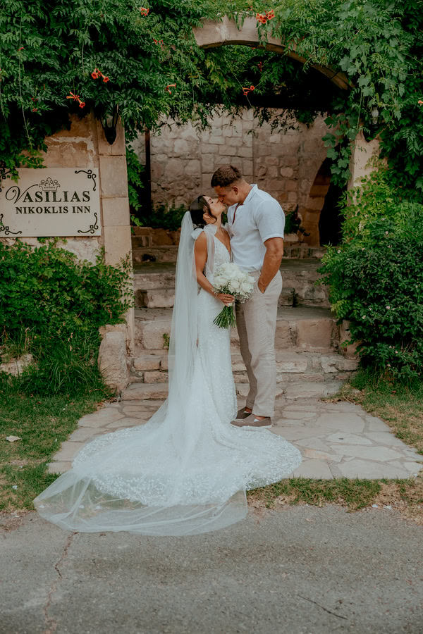 Summer Country Wedding Paphos White Florals