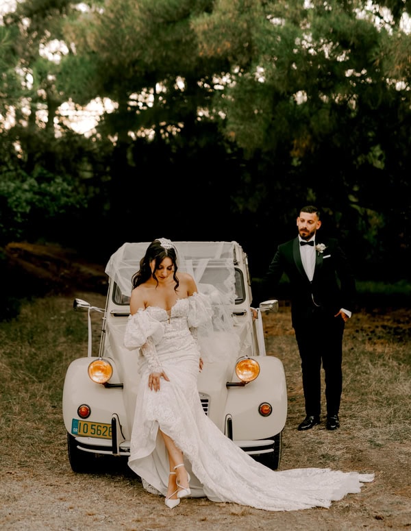 Summer Greek Italian Wedding White Decor