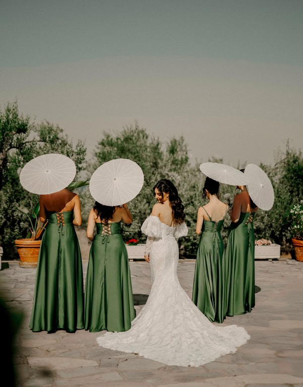 Summer Greek Italian Wedding White Decor