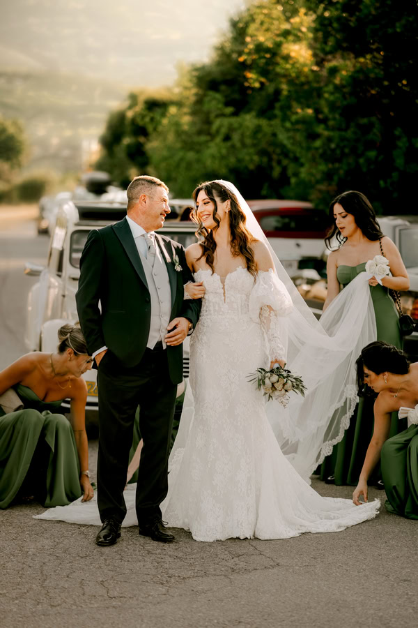 Summer Greek Italian Wedding White Decor