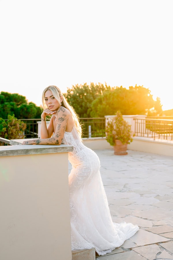 Summer Modern Chic Wedding Aphrodite Hills Resort Paphos