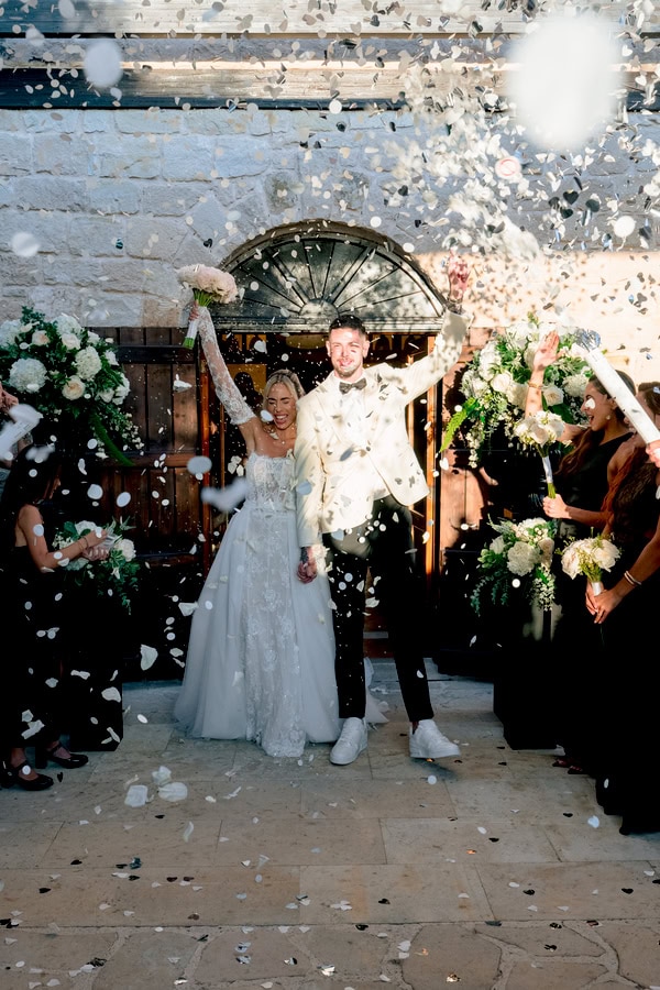 Summer Modern Chic Wedding Aphrodite Hills Resort Paphos