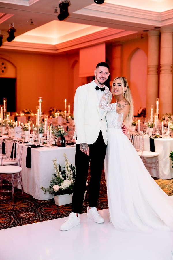 Summer Modern Chic Wedding Aphrodite Hills Resort Paphos