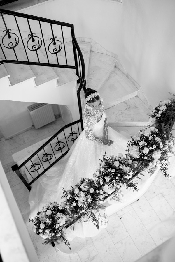 Beautiful Fall Wedding Paralimni White Blooms