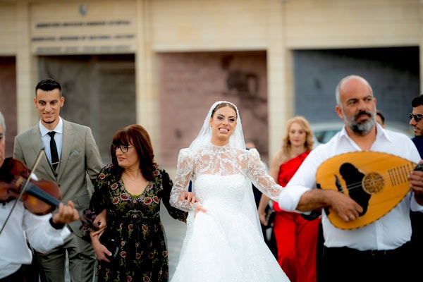 Beautiful Fall Wedding Paralimni White Blooms