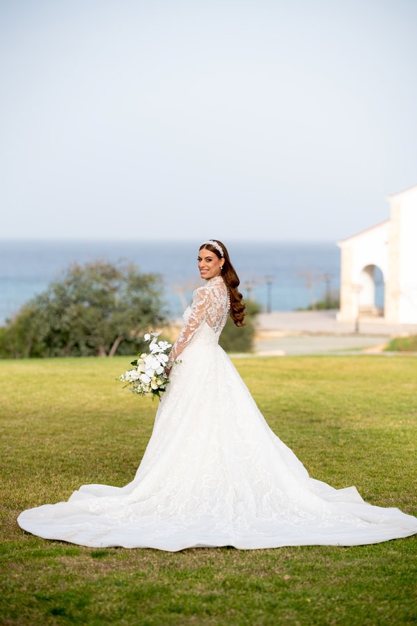 Beautiful Fall Wedding Paralimni White Blooms
