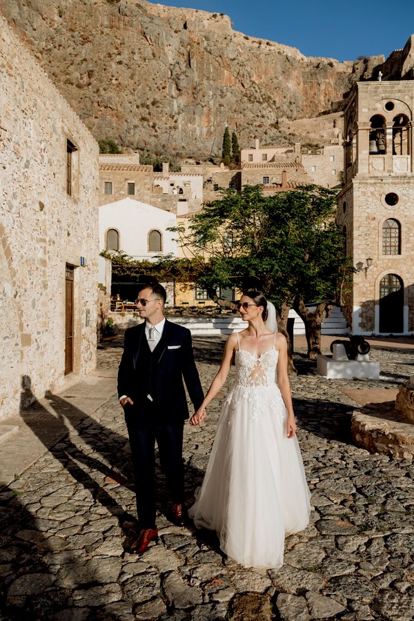 Beautiful Military Wedding White Pale Pink Flowers