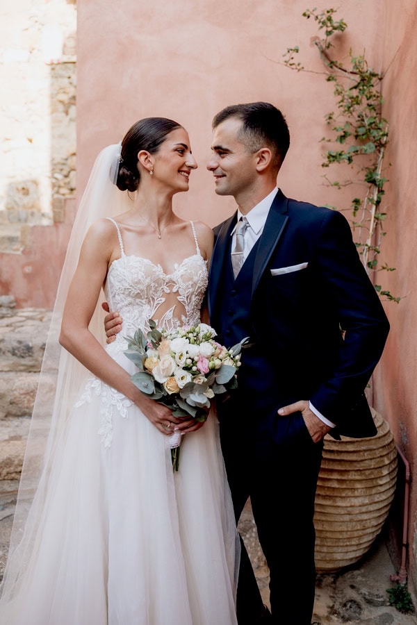 Beautiful Military Wedding White Pale Pink Flowers