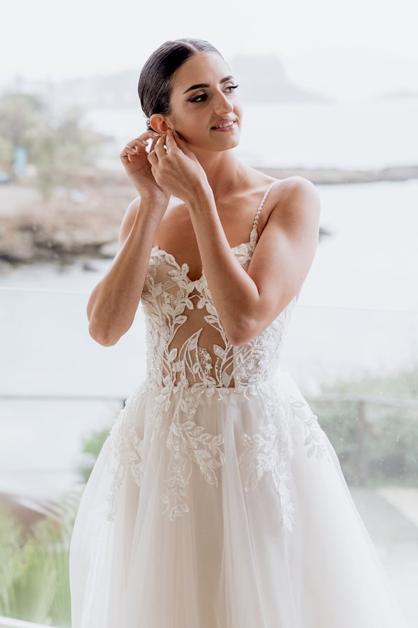 Beautiful Military Wedding White Pale Pink Flowers