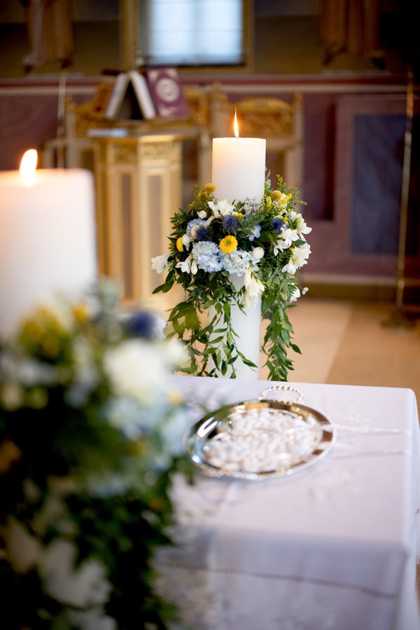 Chic Autumn Wedding Delphinium Hydrangeas Athens