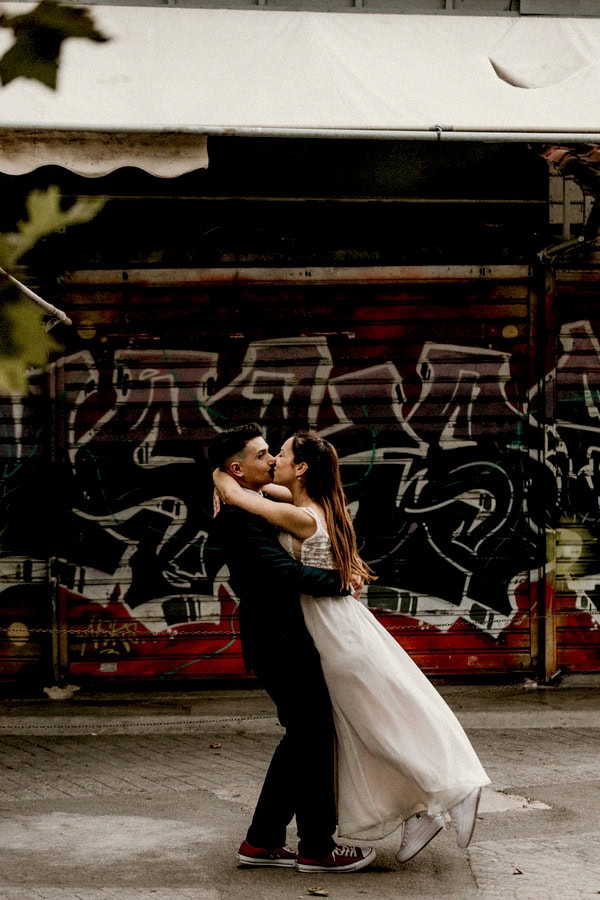 Colorful Summer Wedding Next Day City Photoshoot