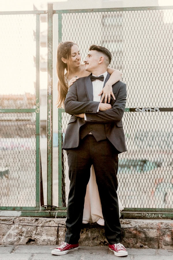 Colorful Summer Wedding Next Day City Photoshoot