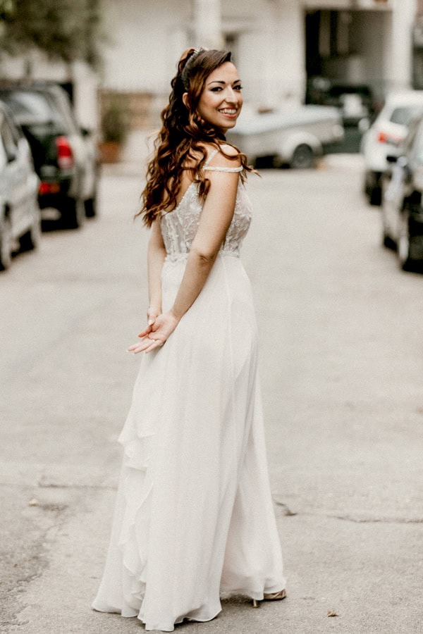 Colorful Summer Wedding Next Day City Photoshoot