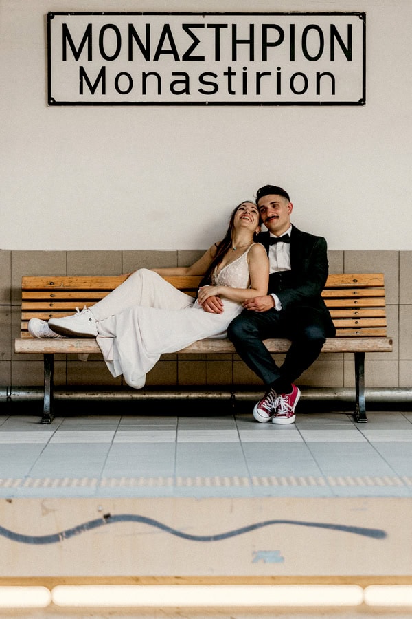 Colorful Summer Wedding Next Day City Photoshoot