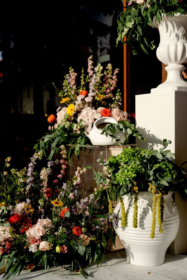 Colorful Summer Wedding Romantic Floral Decoration