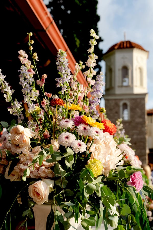 Colorful Summer Wedding Romantic Floral Decoration