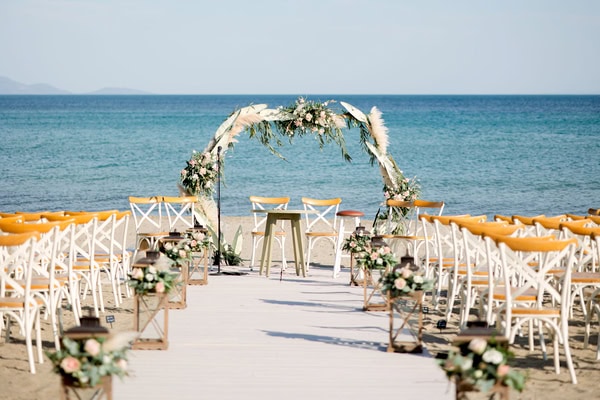 Create Your Dream Wedding Dreamy Beachfront Galazia Akti