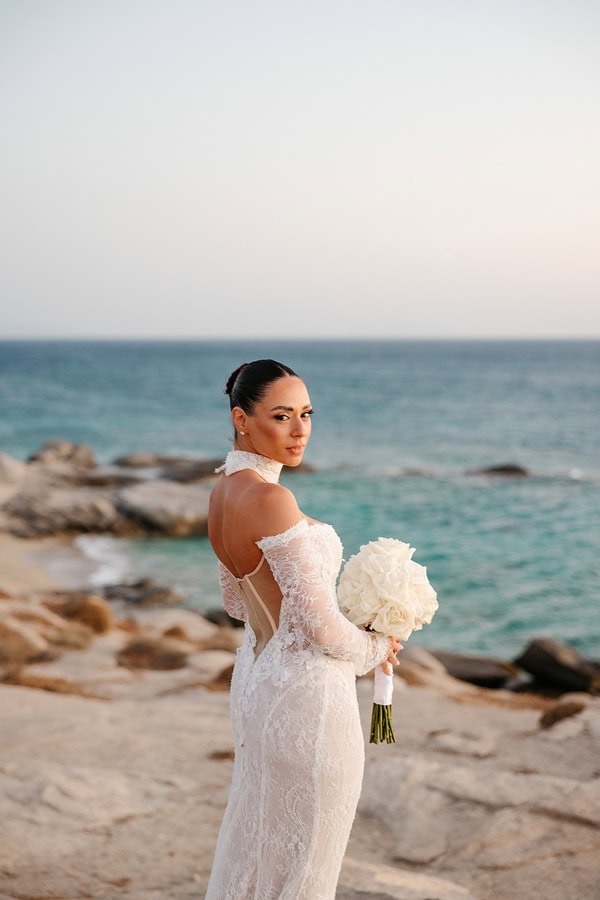 Dreamy Wedding Naxos Stunning All White Decoration