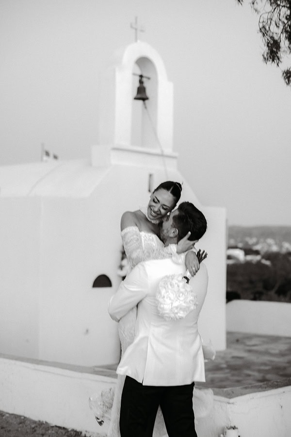 Dreamy Wedding Naxos Stunning All White Decoration