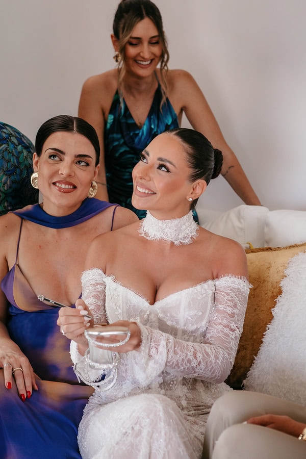 Dreamy Wedding Naxos Stunning All White Decoration