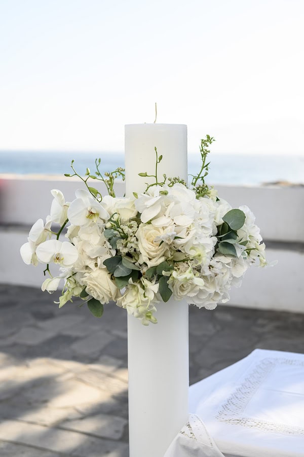 Dreamy Wedding Naxos Stunning All White Decoration