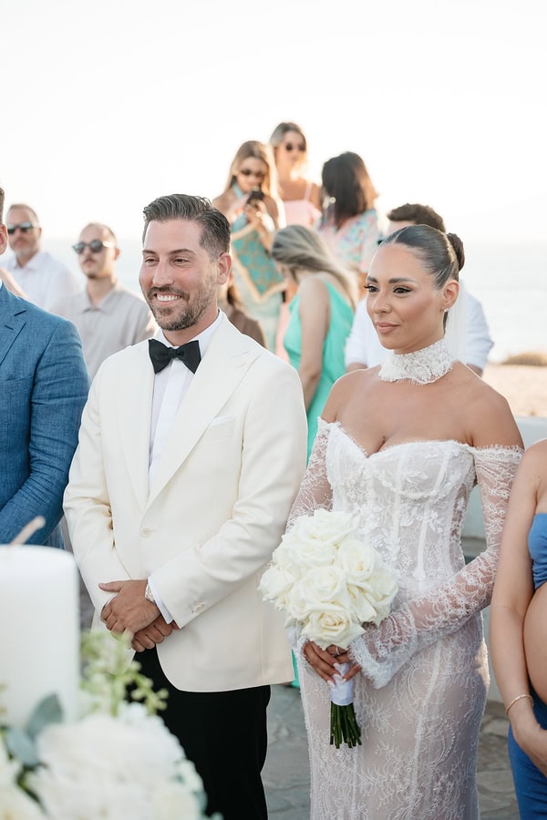 Dreamy Wedding Naxos Stunning All White Decoration