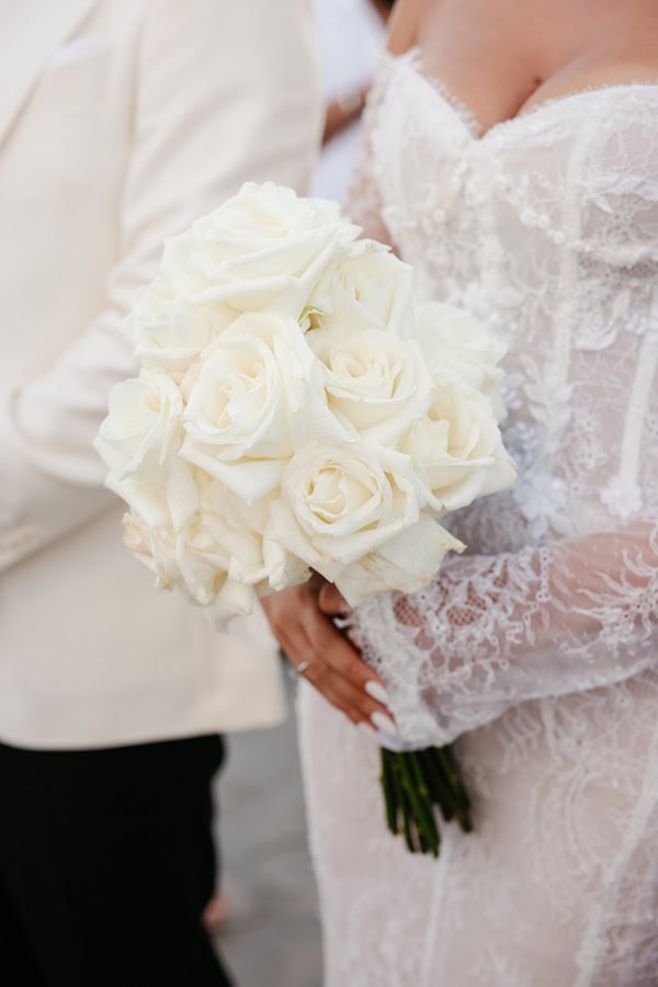 Dreamy Wedding Naxos Stunning All White Decoration