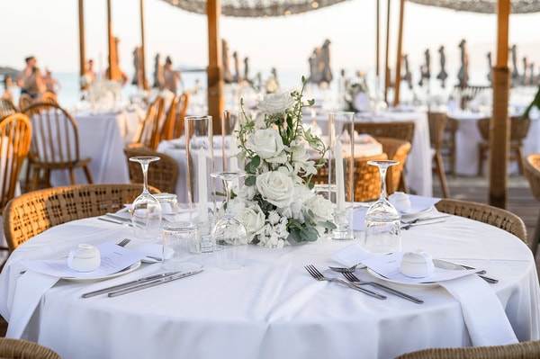 Dreamy Wedding Naxos Stunning All White Decoration