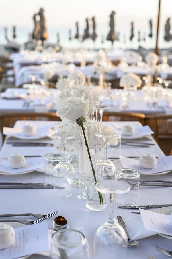 Dreamy Wedding Naxos Stunning All White Decoration